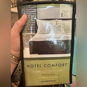 Hotel comfort bamboo collection , 2 pillow cases size king